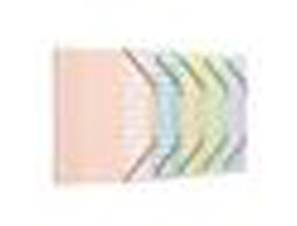 TRIEUR OXFORD A4 12 POSITIONS PP COLORIS ASSORTIS PASTEL    OPAQUE LOT 12 UNITES