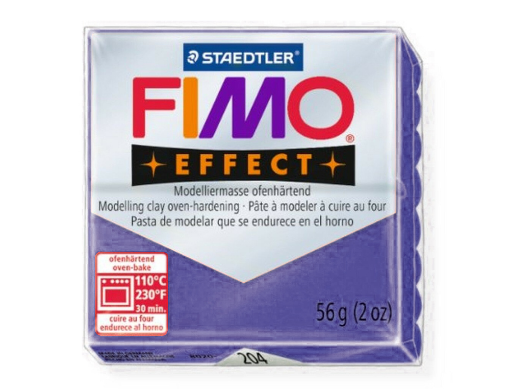 PÂTE À MODELER FIMO SOFT COLORIS PRUNE PAIN 57G