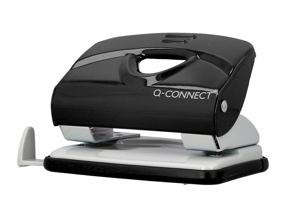 PERFORATEUR Q-CONNECT KF14217 2 TROUS OUVERTURE 2MM         CAPACITE 20 FEUILLES COLORIS  NOIR