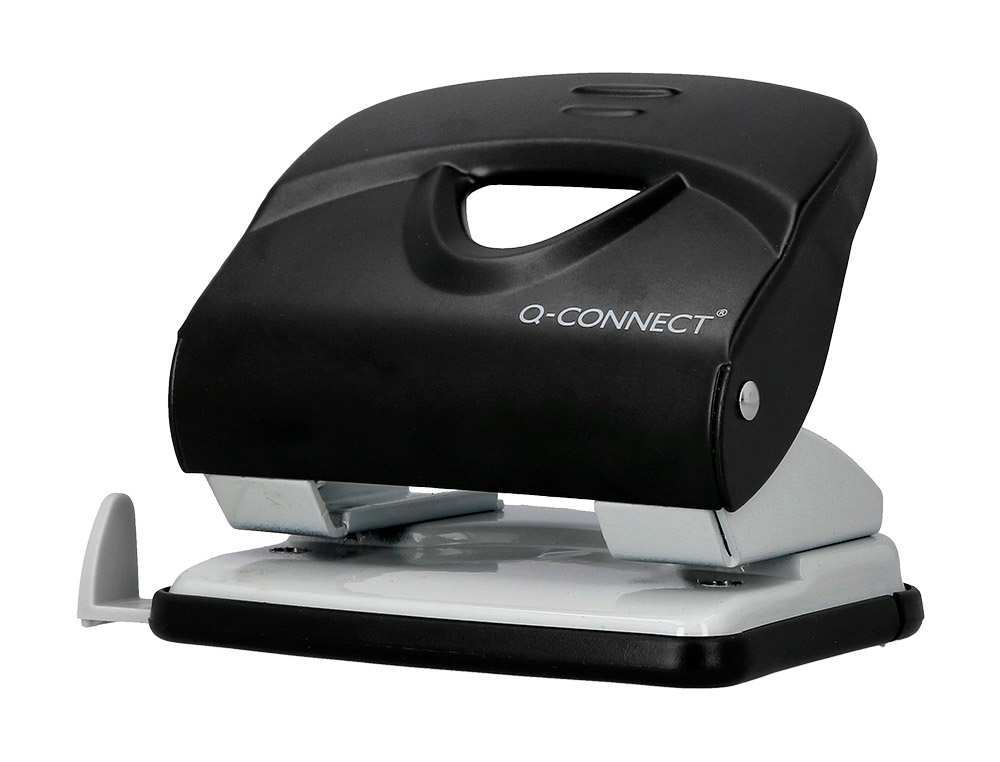 PERFORATEUR Q-CONNECT KF14220 2 TROUS OUVERTURE 3MM         CAPACITE 30 FEUILLES COLORIS  NOIR